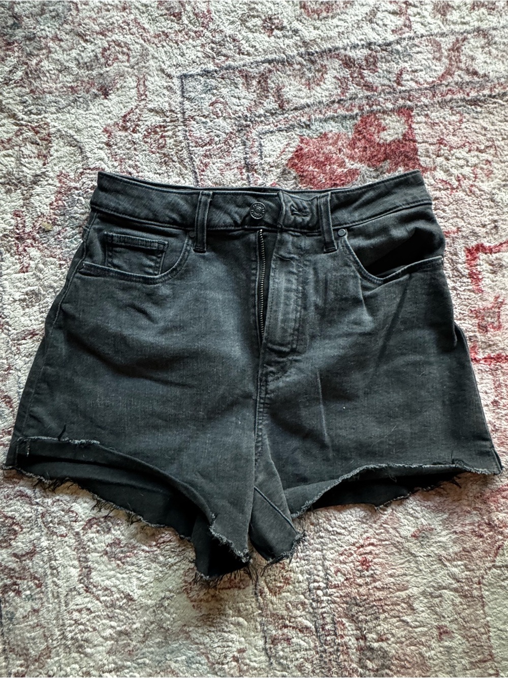 Paige Allure High-Rise Black Women's Denim Shorts